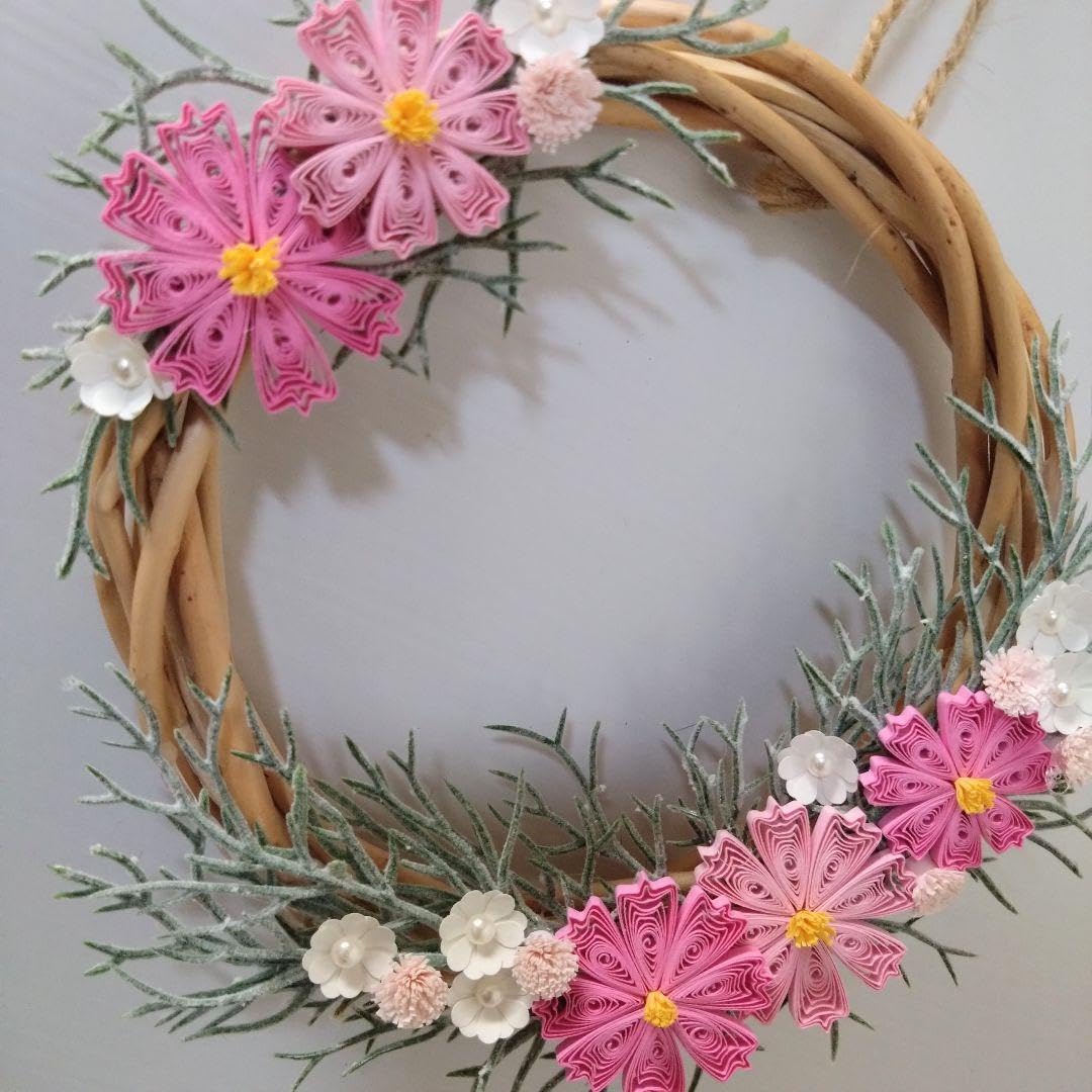 ペーパークイリング＊ウェルカムリース d1fb166064a7e5c87dcd5ac667f8b7